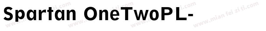 Spartan OneTwoPL字体转换